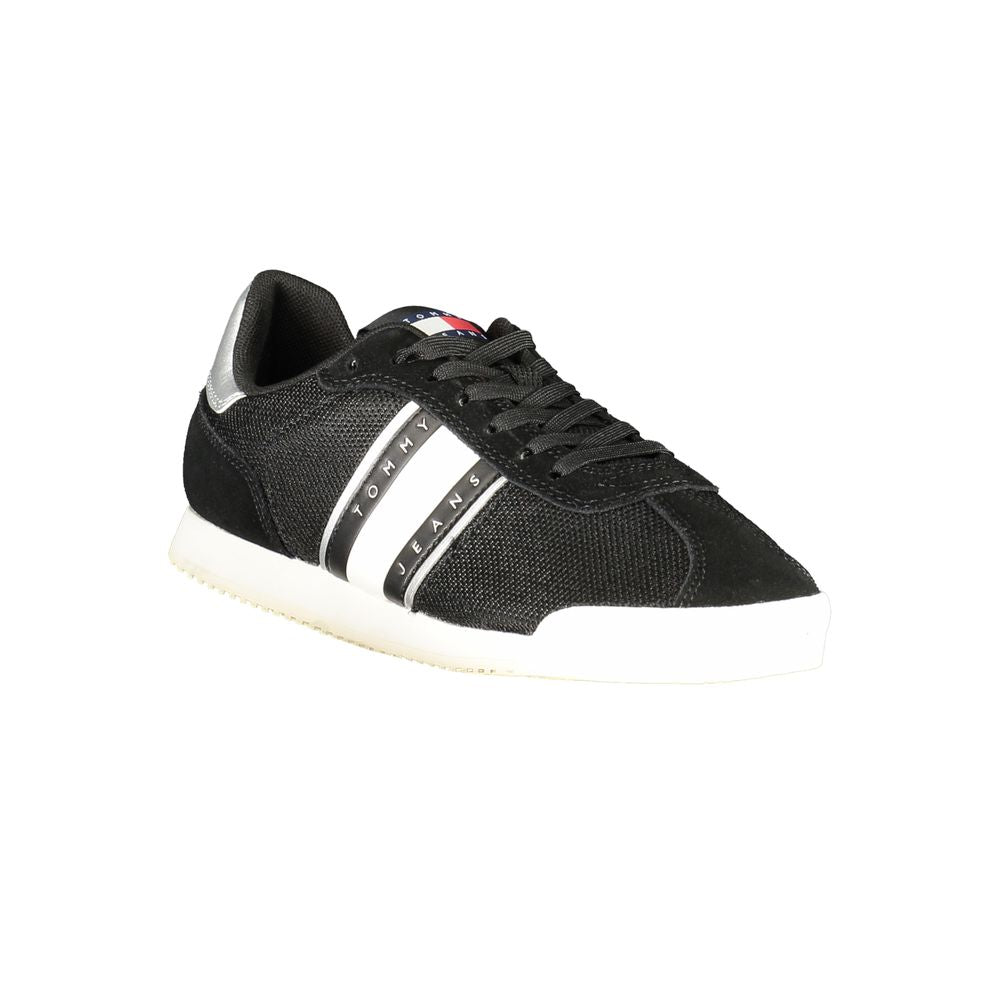 Schwarzer Polyester-Sneaker für Damen
