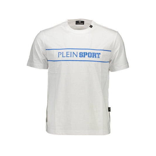 Weißes Herren-T-Shirt aus Baumwolle