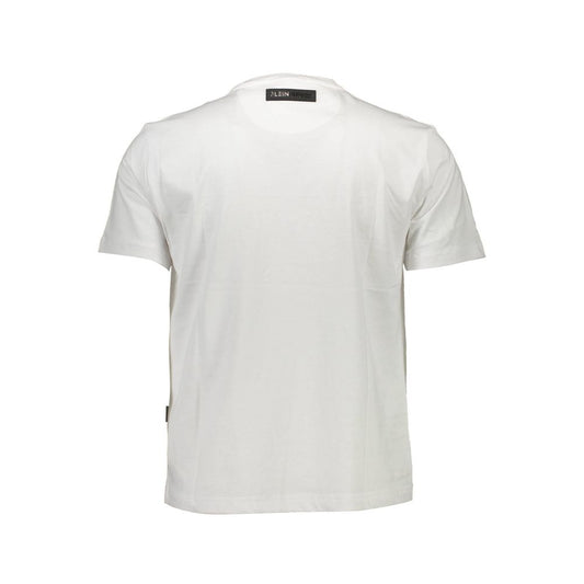 Weißes Herren-T-Shirt aus Baumwolle