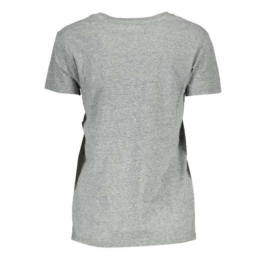 Gray Cotton Unisex T-Shirt