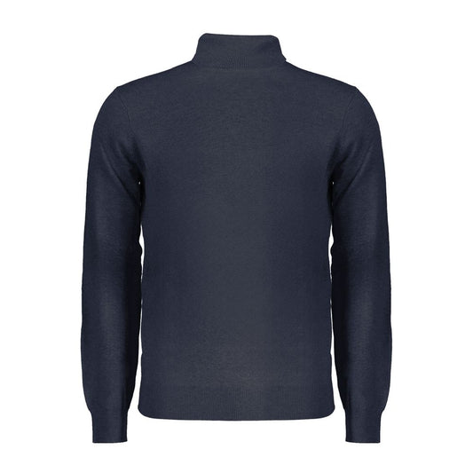Blauer Polyamid-Herrenpullover