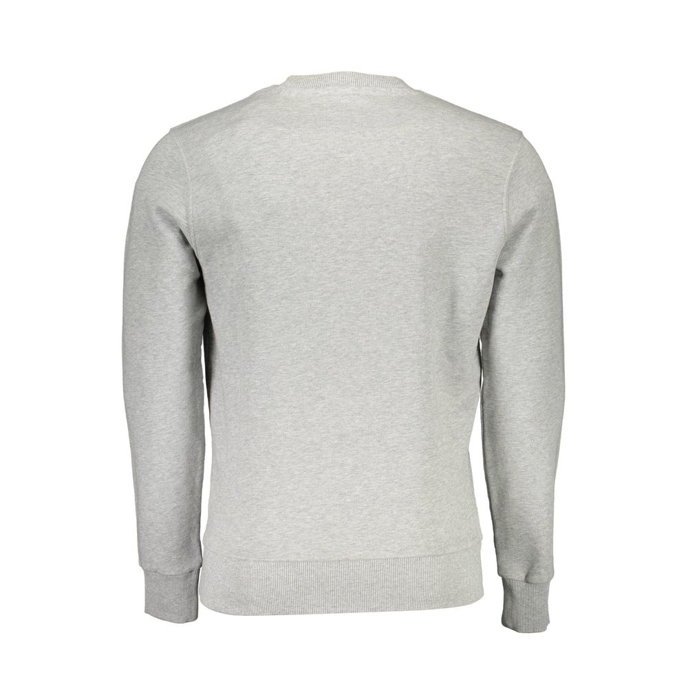Gray Cotton Unisex Sweatshirt