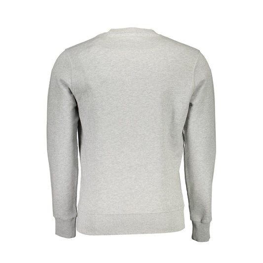 Gray Cotton Unisex Sweatshirt