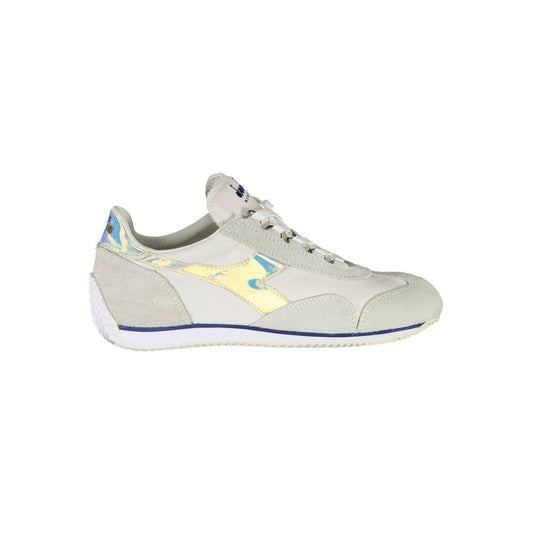 Weiße Leder Damen Sneaker