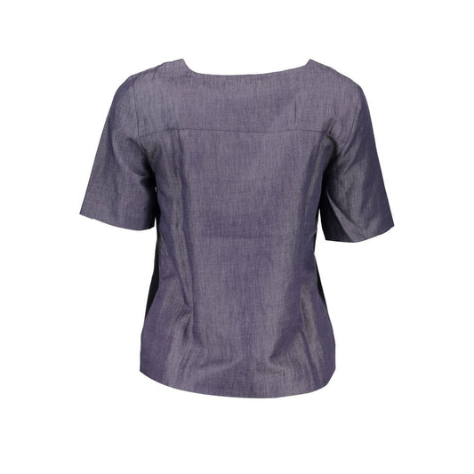 Blue Cotton Unisex T-Shirt