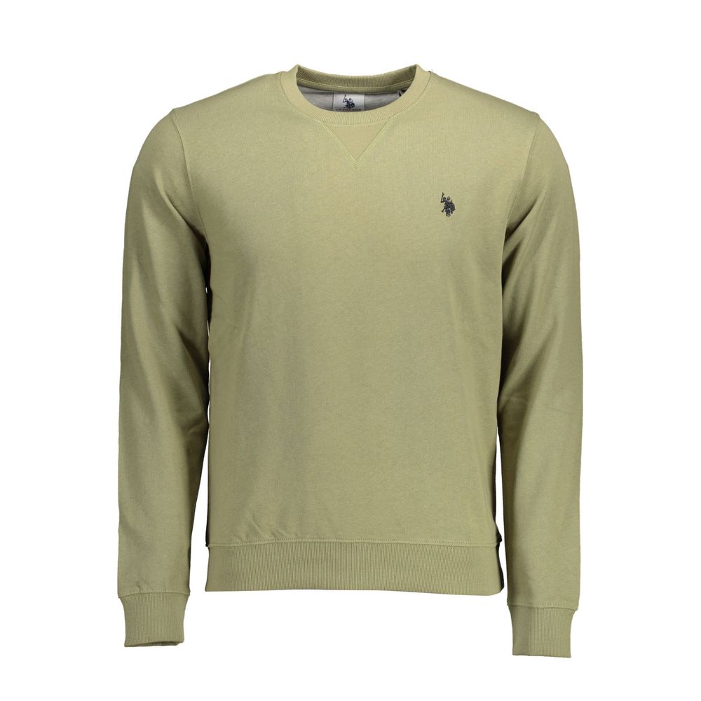 Grüner Baumwollpullover für Herren