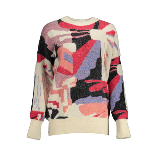 Weißer Viskose-Pullover für Damen