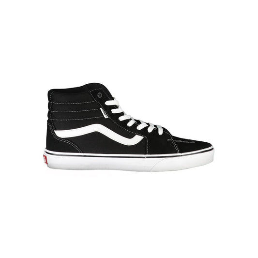 Schwarzer Polyester-Sneaker