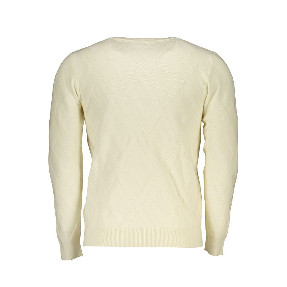 Schicker Herrenpullover mit Rundhalsausschnitt und Kontrast