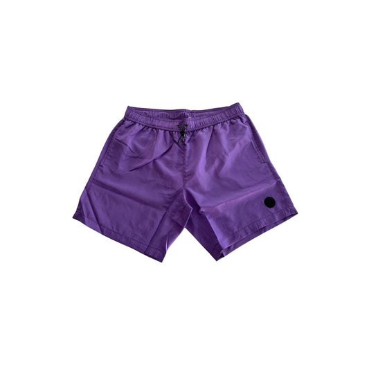 Lila Polyester Herren Badeshorts