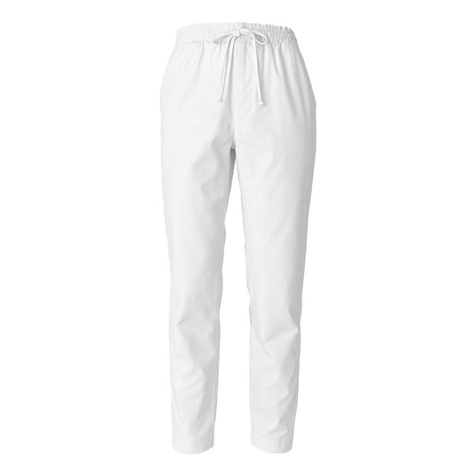 Weiße Baumwolljeans und -hose