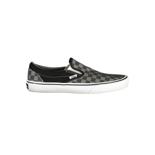 Schwarzer Polyester-Herren-Sneaker