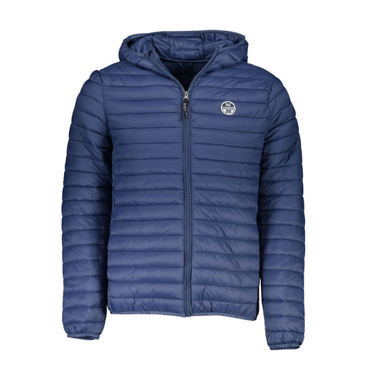 Blaue Polyamid-Herrenjacke
