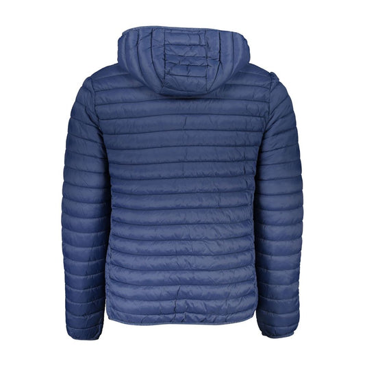 Blaue Polyamid-Herrenjacke