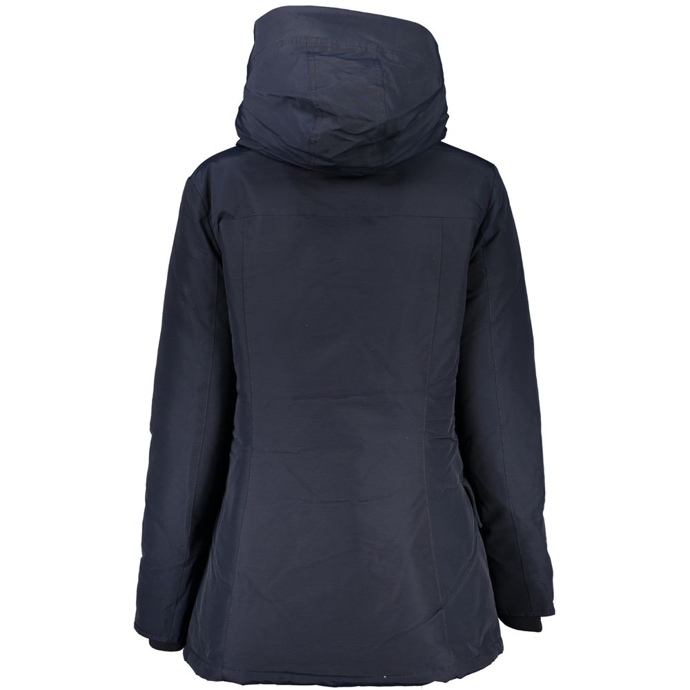 Blaue Baumwolljacken &amp; Mäntel