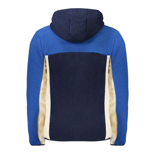 Blaue Polyester-Herrenjacke