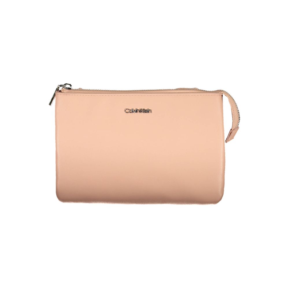 Rosa Polyester Damen Handtasche