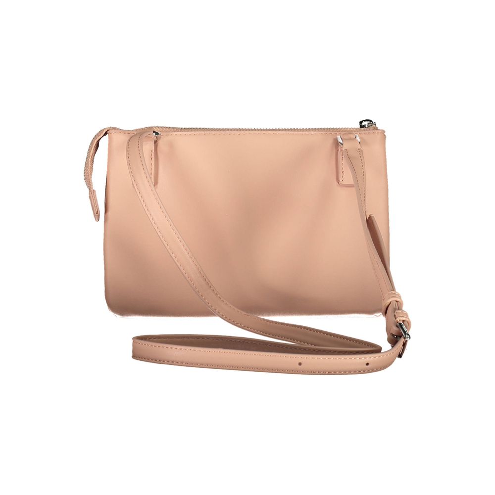 Rosa Polyester Damen Handtasche