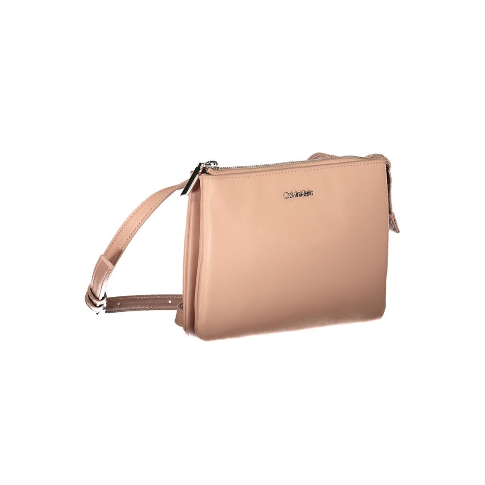 Rosa Polyester Damen Handtasche