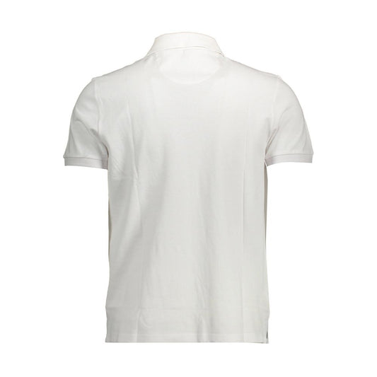 Weißes Herren-Poloshirt aus Baumwolle
