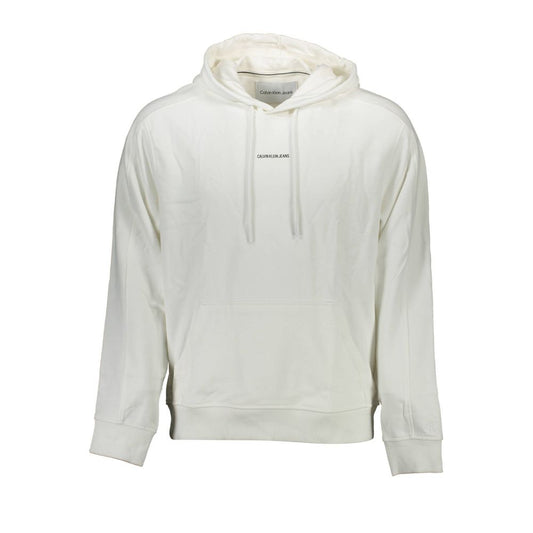 Weißer Baumwollpullover für Herren