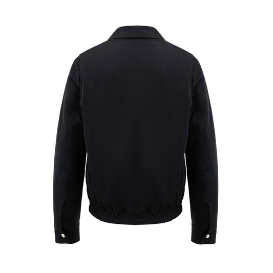 Black Polyester Jackets & Coat