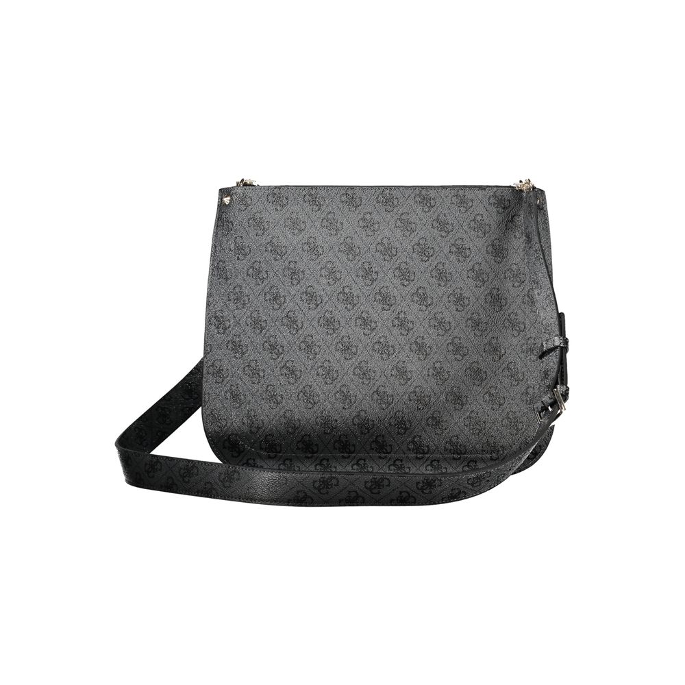 Schwarze Handtasche aus Polyethylen