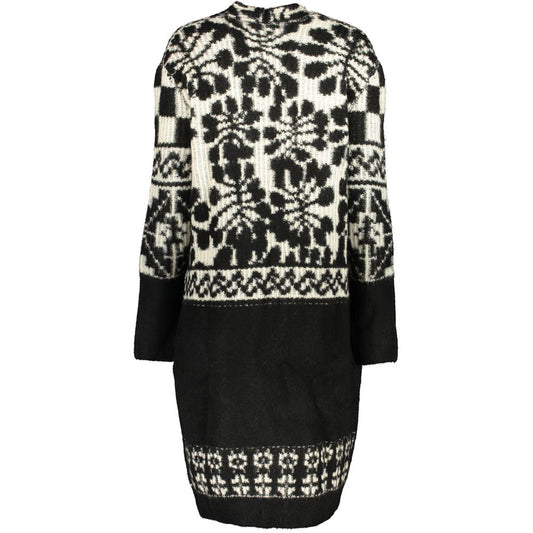 Schicker Langarmmantel mit Kontrastdetails