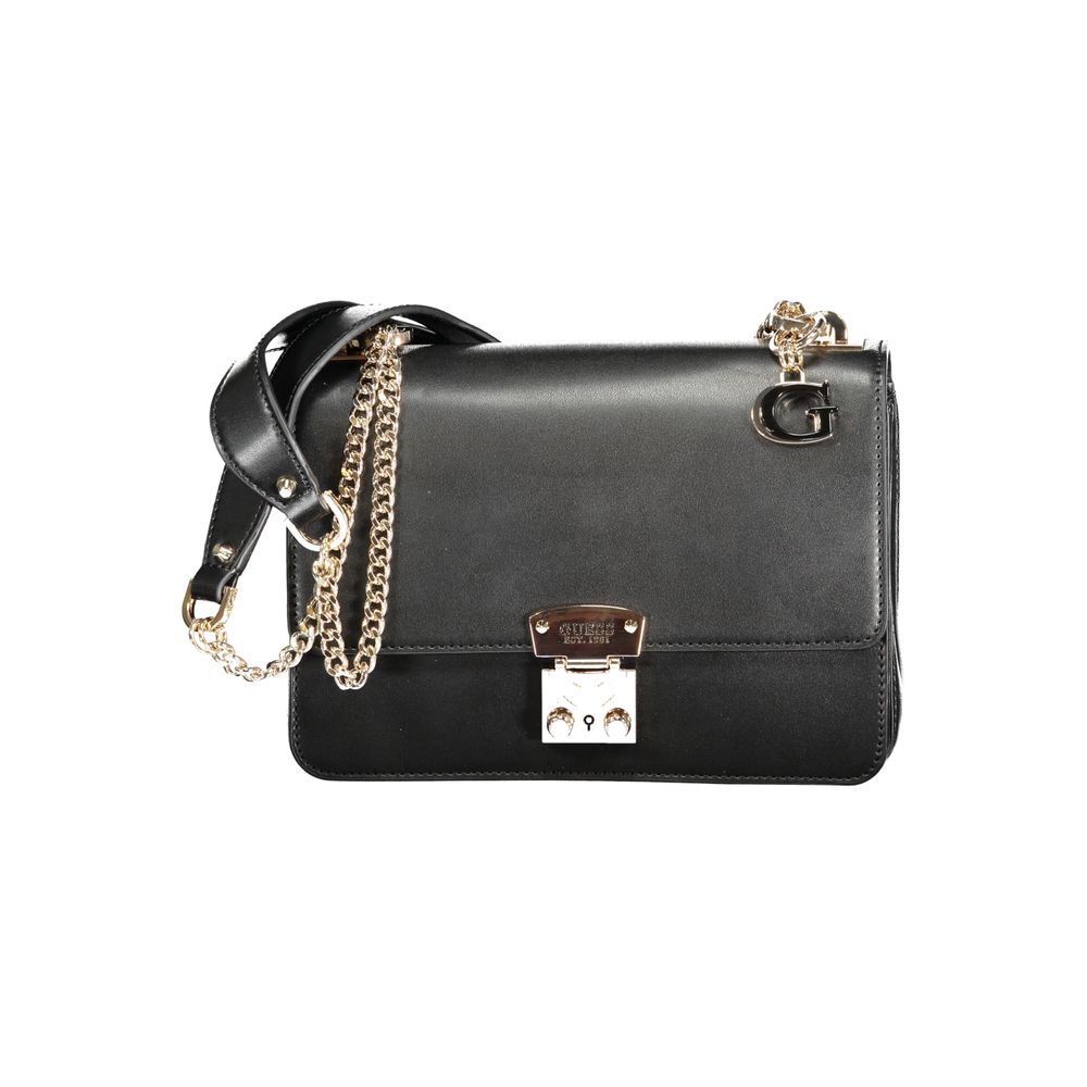 Schwarze Handtasche aus Polyethylen