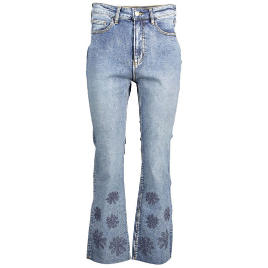 Blaue Baumwolljeans für Damen