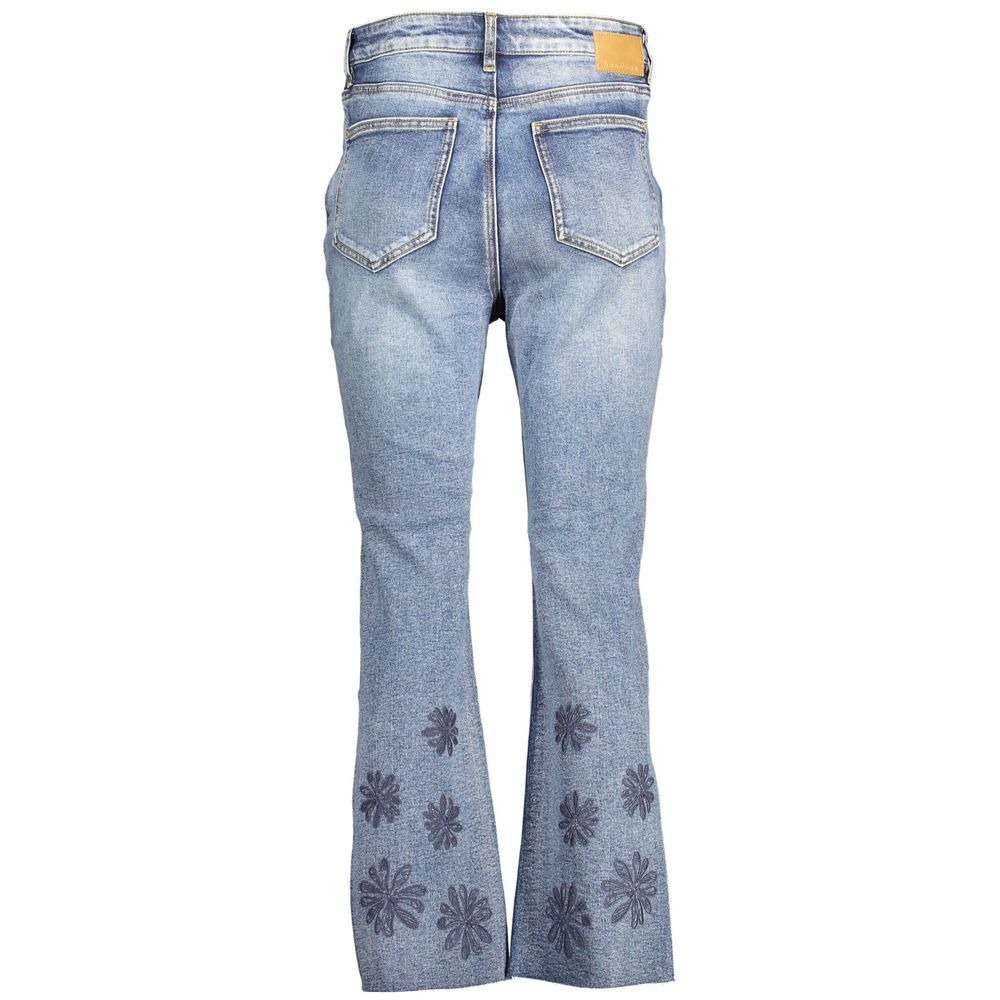 Blaue Baumwolljeans für Damen