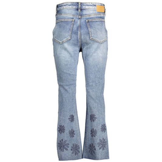 Blaue Baumwolljeans für Damen
