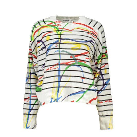 Schicker Pullover mit Rundhalsausschnitt und Kontrastdetails