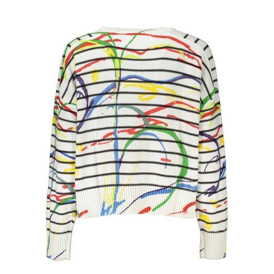 Schicker Pullover mit Rundhalsausschnitt und Kontrastdetails