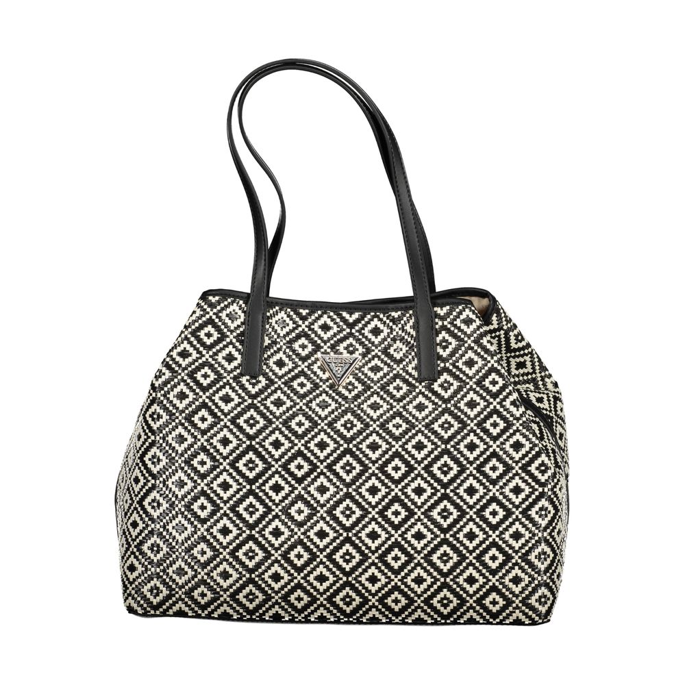 Schwarze Handtasche aus Polyethylen