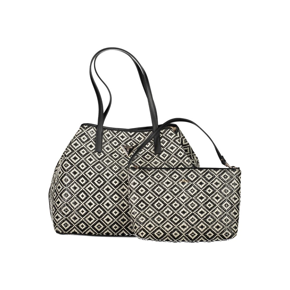 Schwarze Handtasche aus Polyethylen