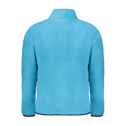 Hellblauer Polyester-Herrenpullover