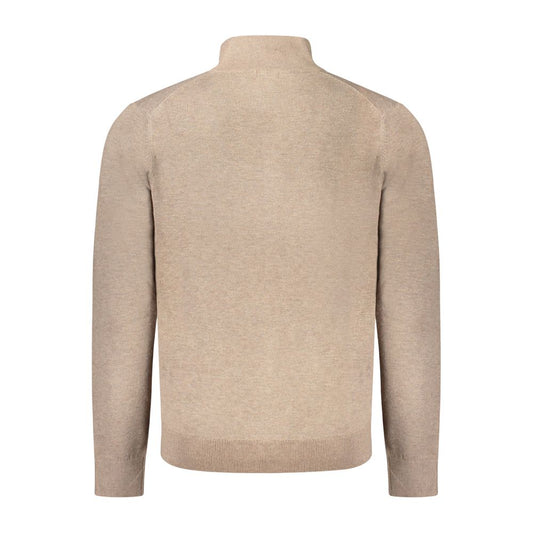 Braune Strickjacke aus Polyamid für Herren