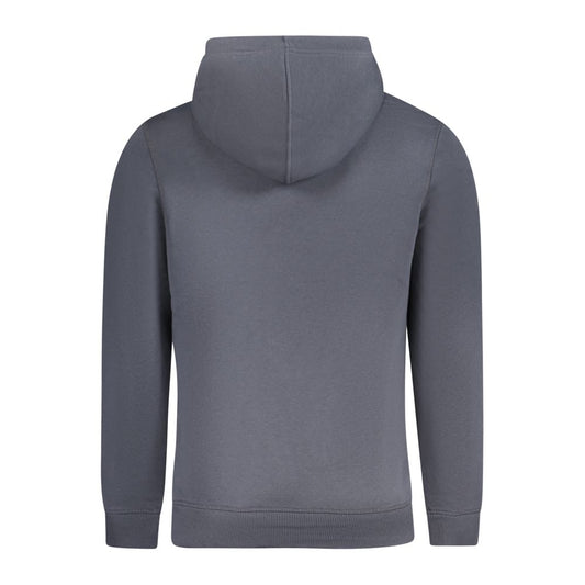 Blauer Baumwollpullover für Herren