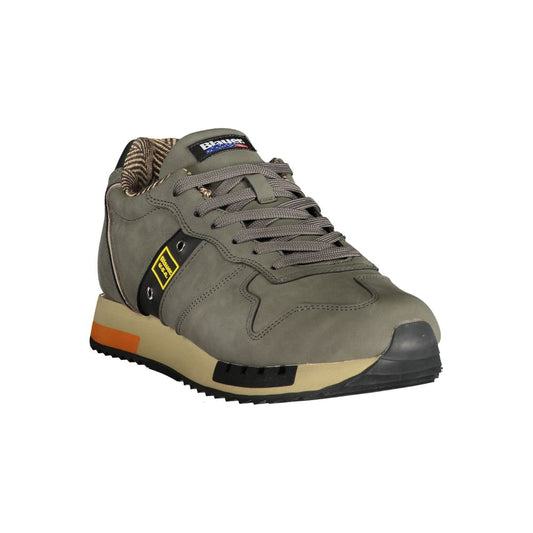 Grauer Polyethylen-Herren-Sneaker