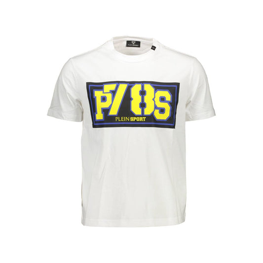 Weißes Herren-T-Shirt aus Baumwolle