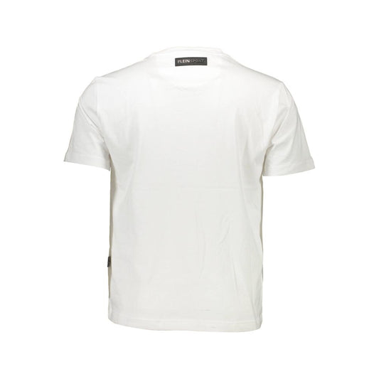 Weißes Herren-T-Shirt aus Baumwolle