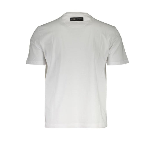 Weißes Herren-T-Shirt aus Baumwolle