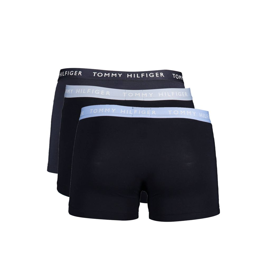 Schwarze Herren-Boxershorts aus Baumwolle im Trio-Pack