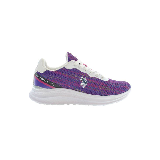 Lila Polyester Damen Sneaker