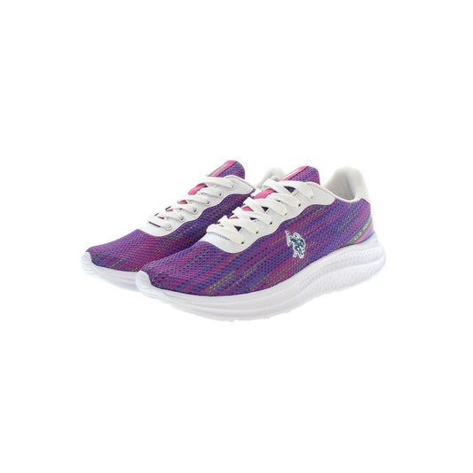 Lila Polyester Damen Sneaker