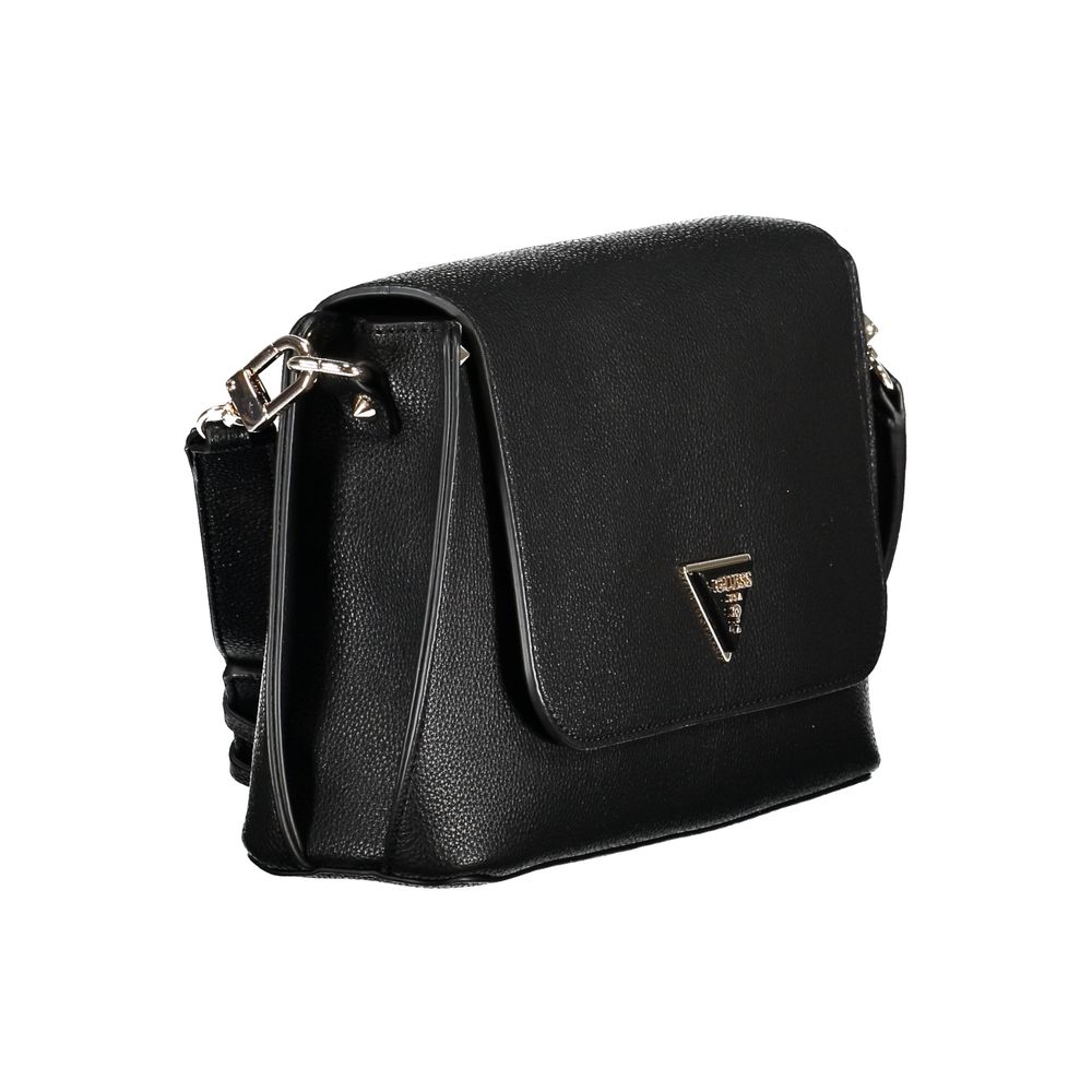Schwarze Handtasche aus Polyethylen