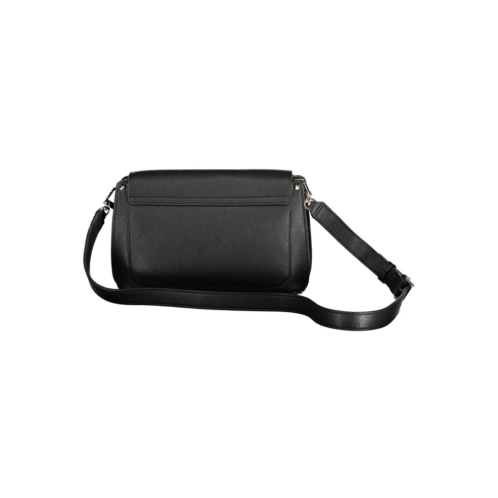 Schwarze Handtasche aus Polyethylen
