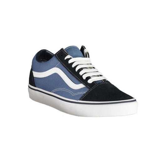 Blaue Leder Herren Sneaker