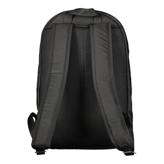 Schwarzer Polyester Herren Rucksack